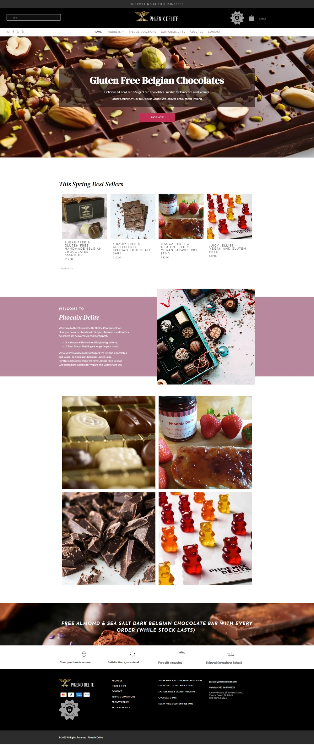 Phoenix Delite Homepage