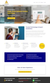 Web Design Dublin - Angle Alarms 